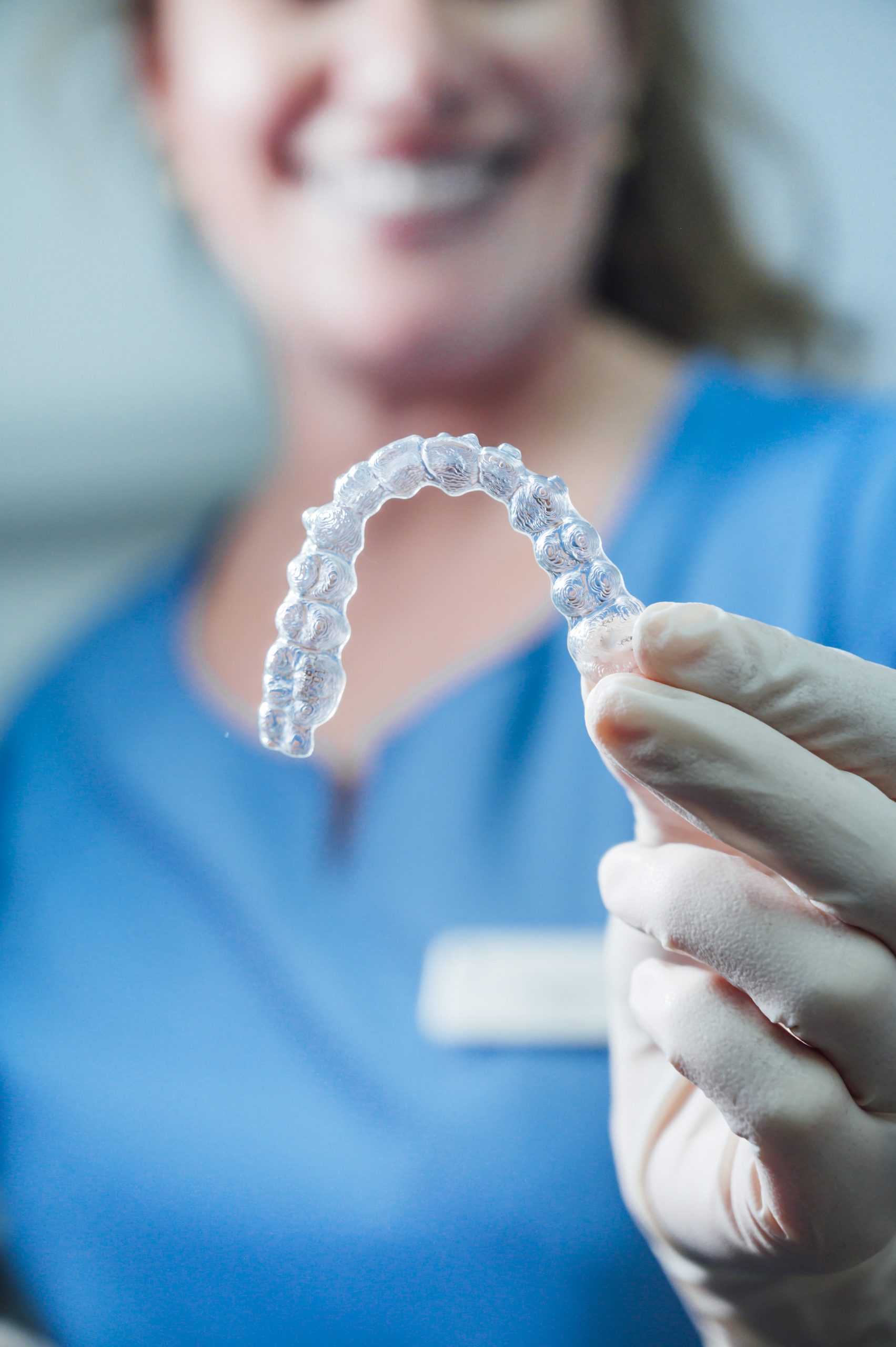 Invisalign clear aligners — removable teeth straightening system